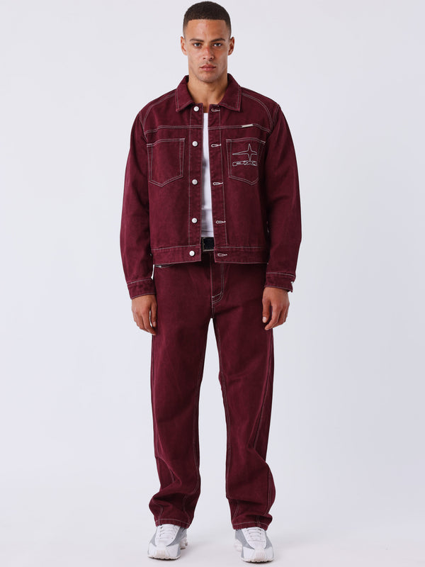 Project X Paris Knock Out Jacket Bordeaux