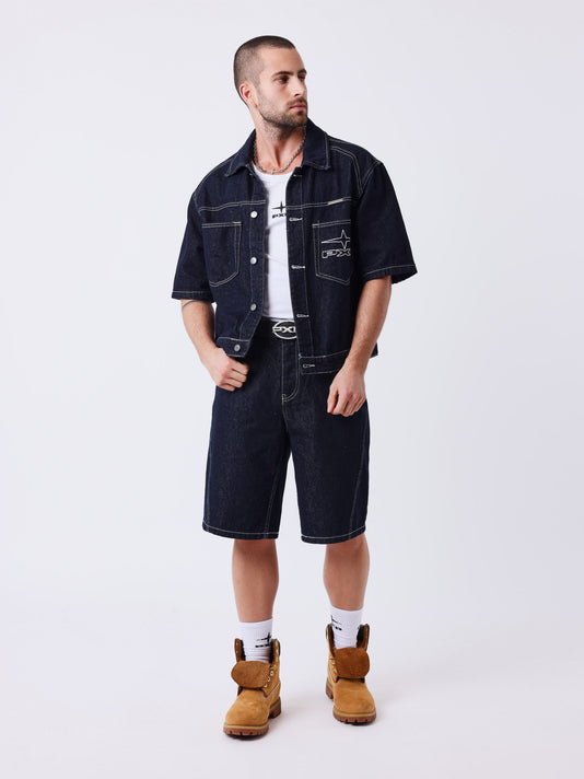 Project X Paris Shirt Knockout Blauw