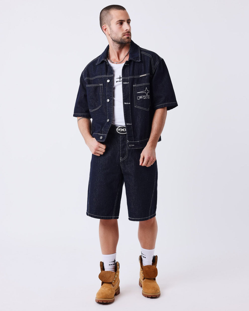 Project X Paris Shirt Knockout Blauw