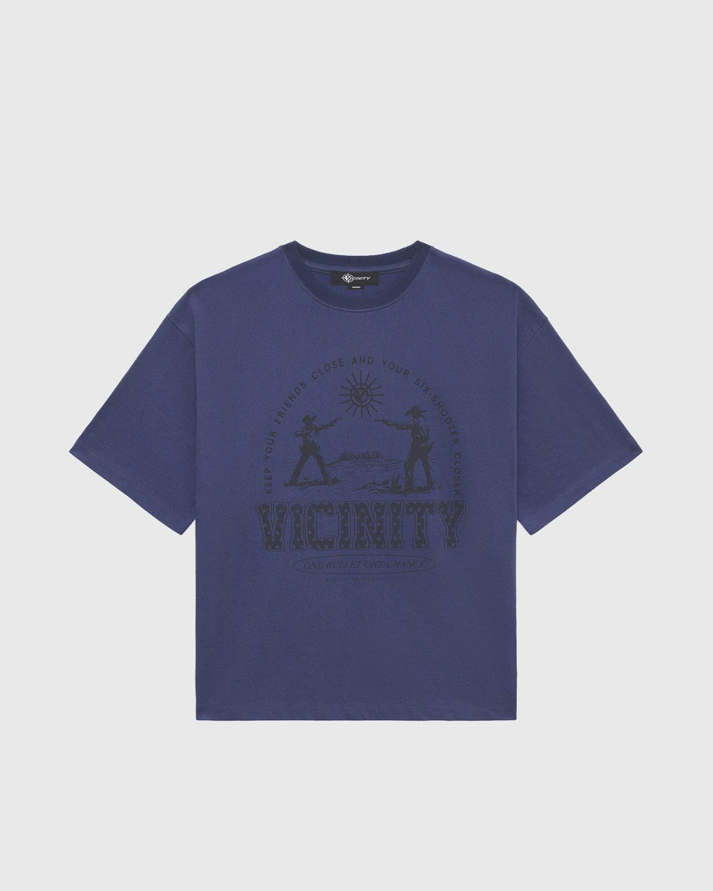Vicinity Six Shooter Dual t-Shirt Navy mod voor