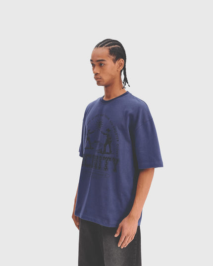 Vicinity Six Shooter Dual t-Shirt Navy zijaanzicht