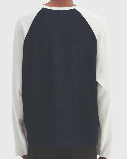 Vicinity Hall Of Fame Longsleeve Donkerblauw Grijs achteraanzicht