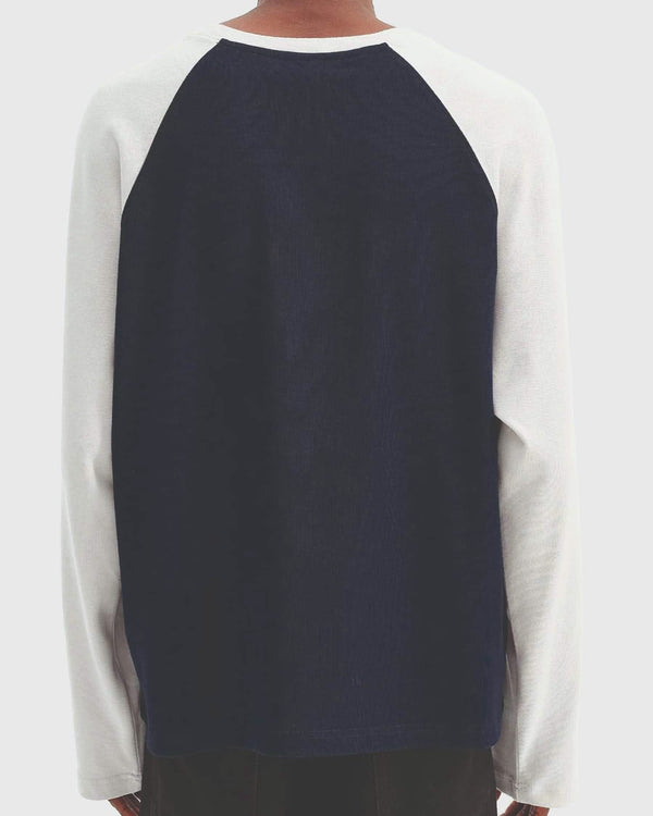 Vicinity Hall Of Fame Longsleeve Donkerblauw Grijs achteraanzicht