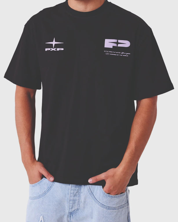 Project X Paris progadis T-shirt Zwartvooraanzicht