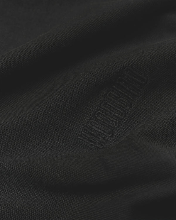 Woodbird Juno Warp Acid T-shirt Washed Black