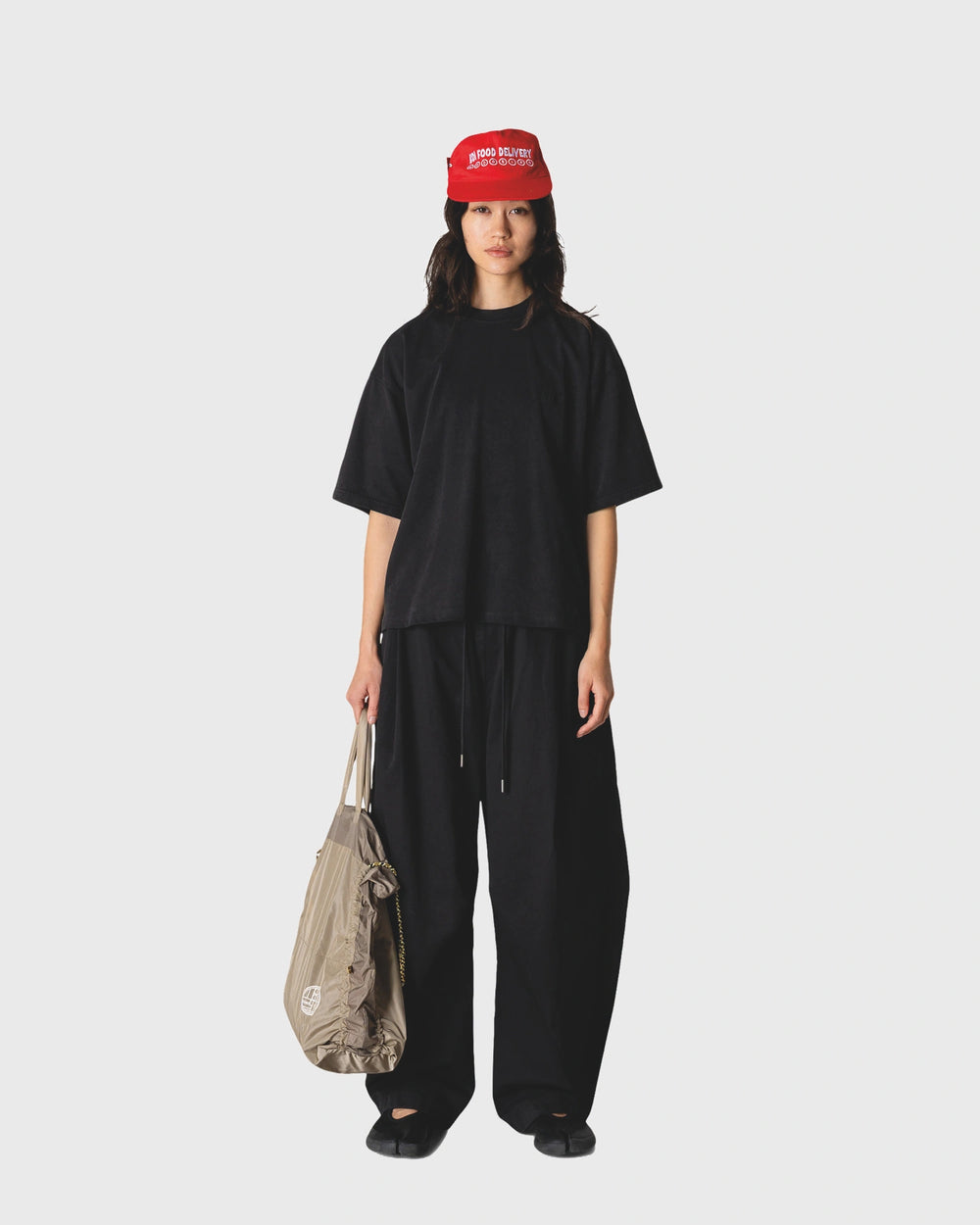 Woodbird Juno Warp Acid T-shirt Washed Black