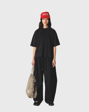 Woodbird Juno Warp Acid T-shirt Washed Black