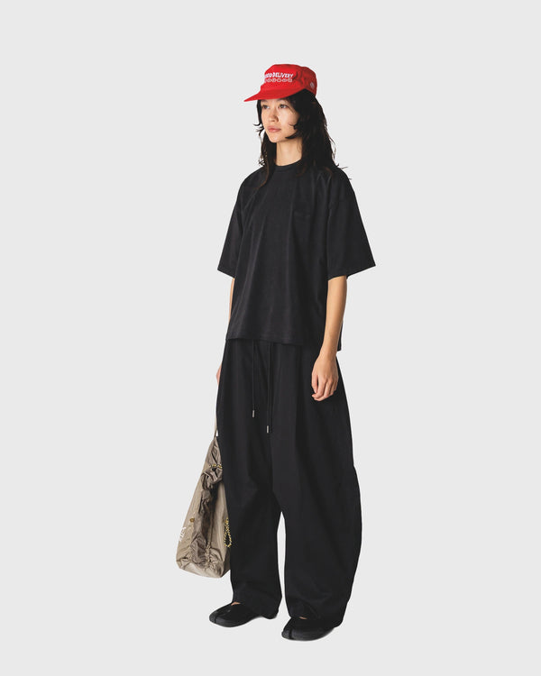Woodbird Juno Warp Acid T-shirt Washed Black