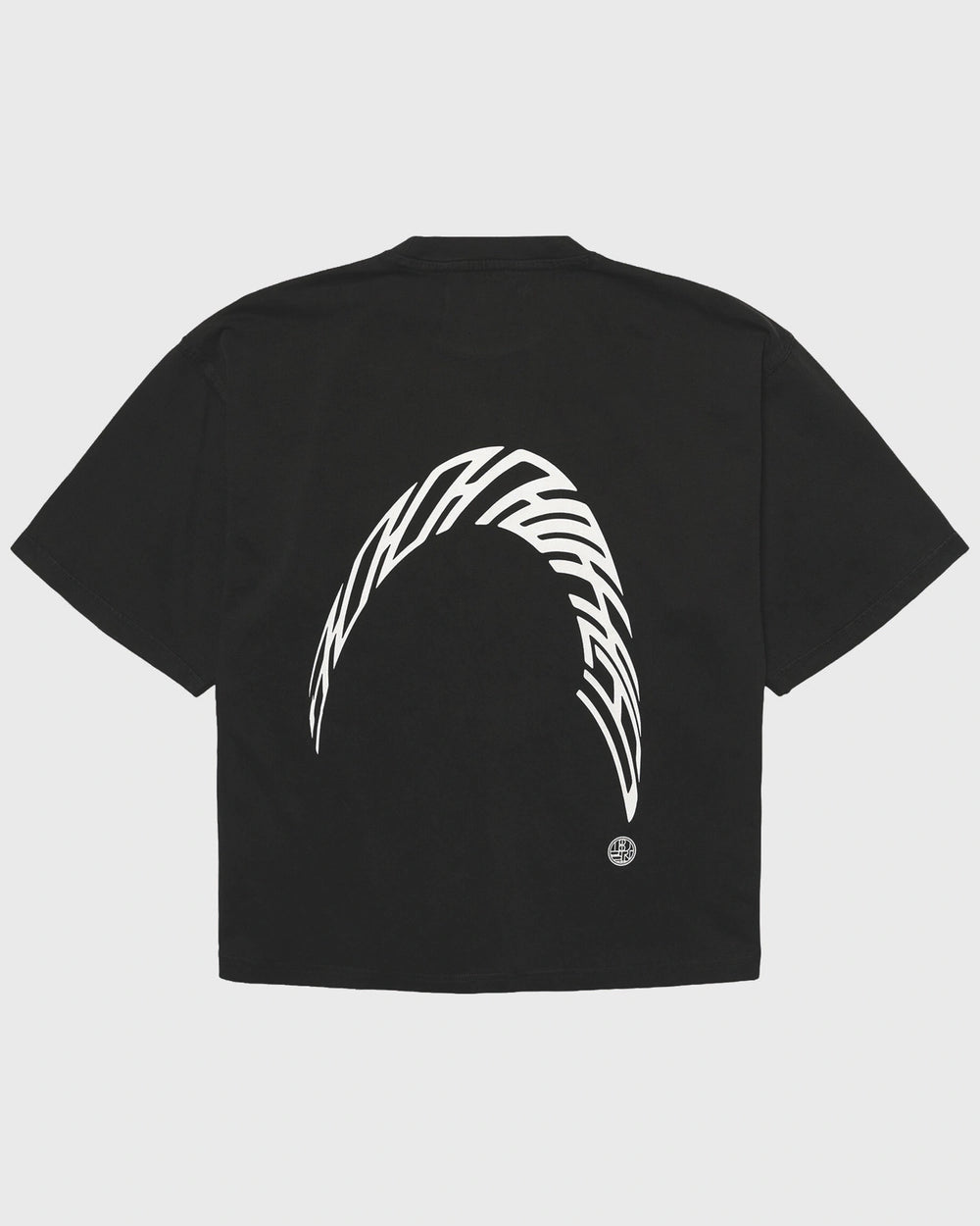 Woodbird Juno Warp Acid T-shirt Washed Black