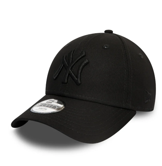 New Era New York Yankees MLB 9Forty Youth Cap Schwarz Schwarz