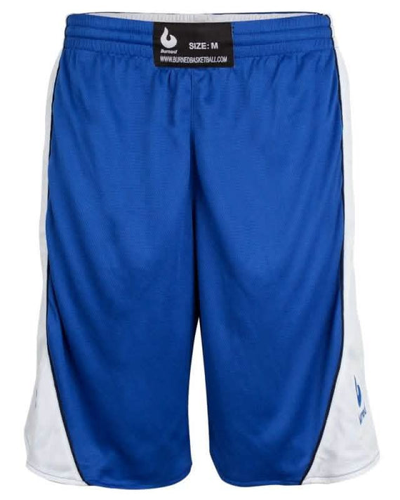 Burned Dubbelzijdig Short Blauw Wit