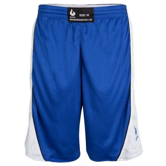 Burned Beidseitig Short Blau Weiß