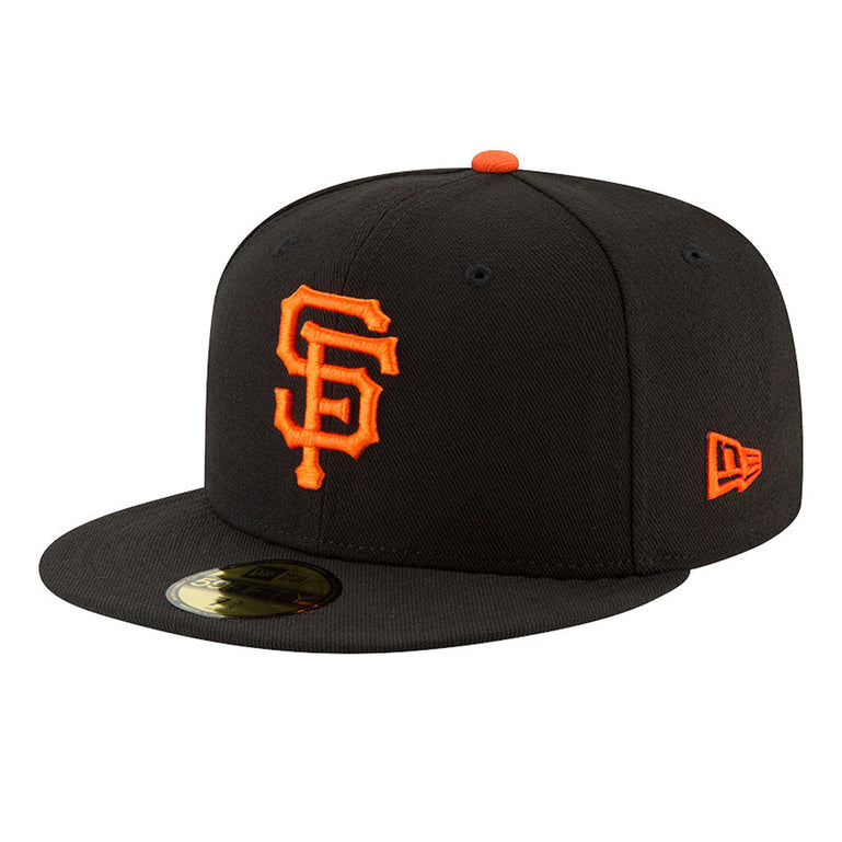 San Francisco Giants Fitted Cap Black Orange