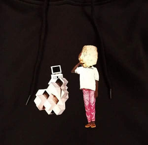Check Clothing Avoiding Habits Hoodie schwarz