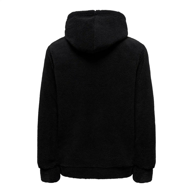 Teddy Hoodie Black