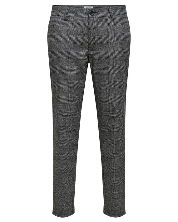 Mark Pants Check GW Medium grau Melange