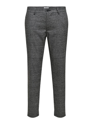 Mark Pants Check GW Medium grau Melange
