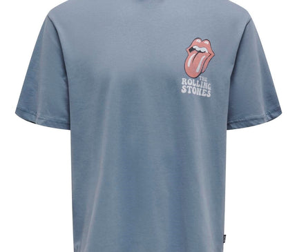 Only-&-Sons-Rolling-Stones-RLX-T-shirt-Flint-Stone-Front