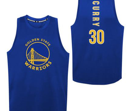 NBA Golden State Warriors Stephen Curry Jersey Blauw