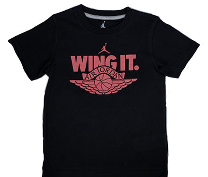 Air Jordan Wing It T-shirt Kids Zwart
