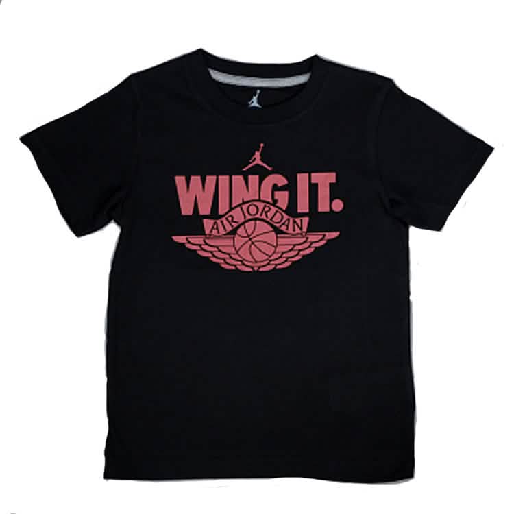 Air Jordan Wing It T-shirt Kids Zwart