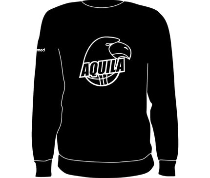 B.V. Aquila Crewneck Logo Zwart