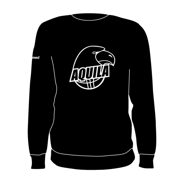 B.V. Aquila Crewneck Logo Zwart