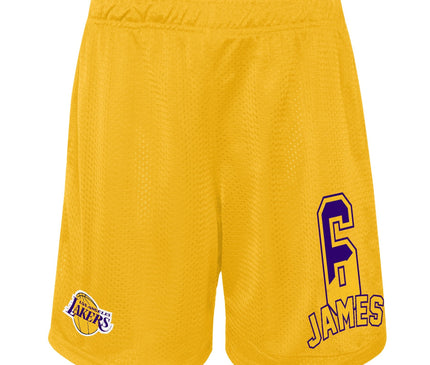 Short NBA LeBron James Jaune 2.0