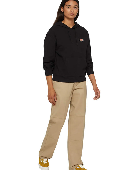 Dickies-Millersburg-Hoodie-Women-Black-Model-Full-Body