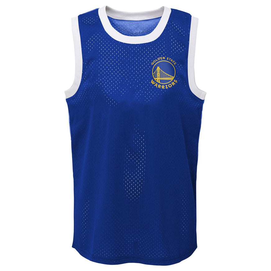 Maillot NBA Steph Curry Bleu (Logo Poitrine)