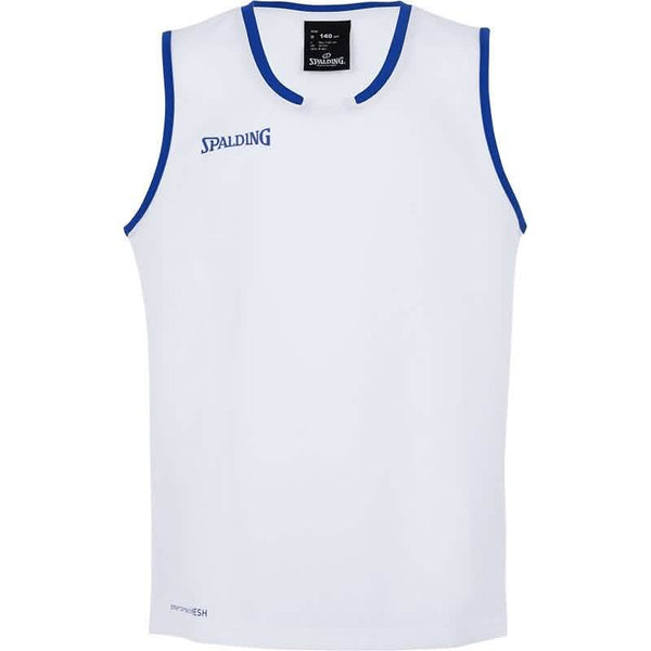 Move Tank Top Kinderen Wit Blauw