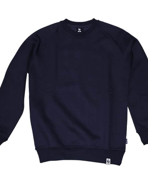 Burned Crewneck Marine Raglan