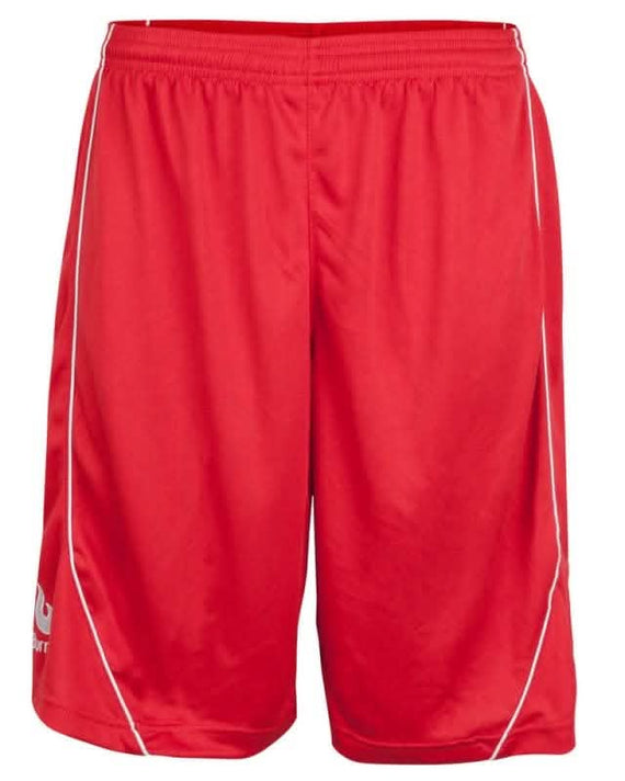 Burned Enkelzijdig Short Rood