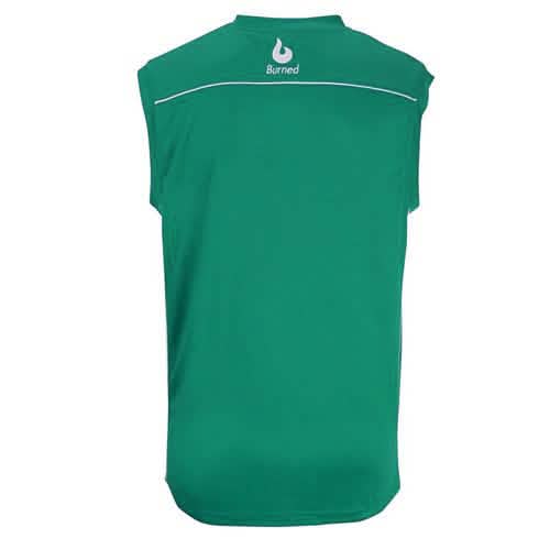 Burned Single Face Jersey Vert