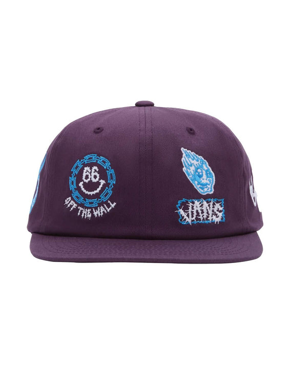 Whammy 6-Panel Low Unstructured Blackberry Wine