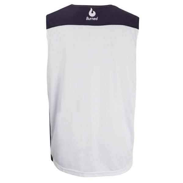 Burned Beidseitig Jersey Dunkelblau Weiß