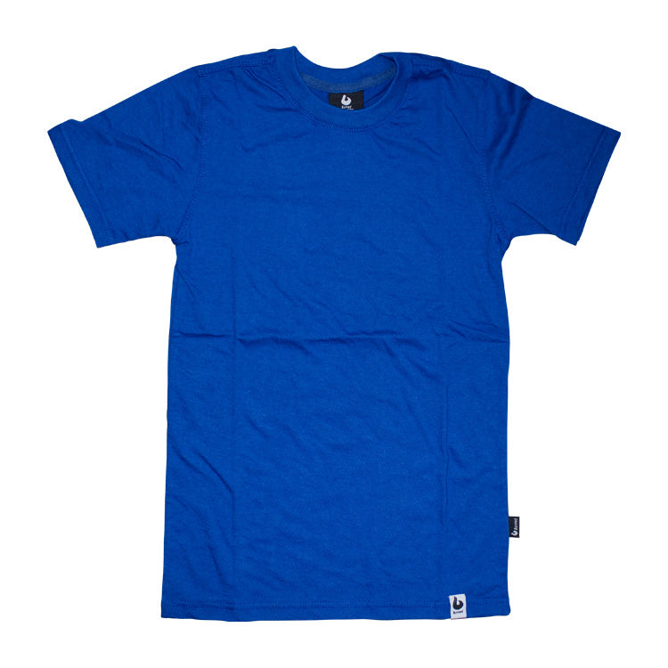 Burned T-shirt bleu royal