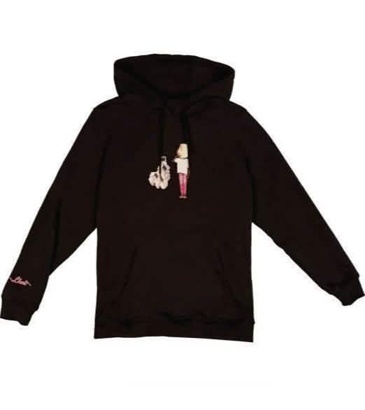 Check Clothing Avoiding Habits Hoodie Zwart