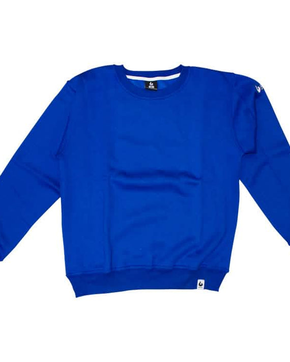 Burned Crewneck Royal Blue 