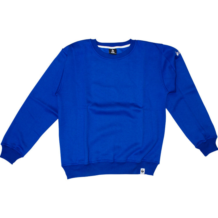 Burned Crewneck Royal Blue