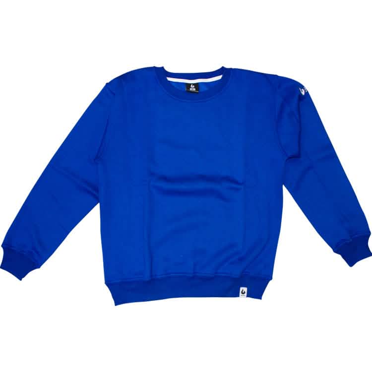 Burned Crewneck Royal Blauw