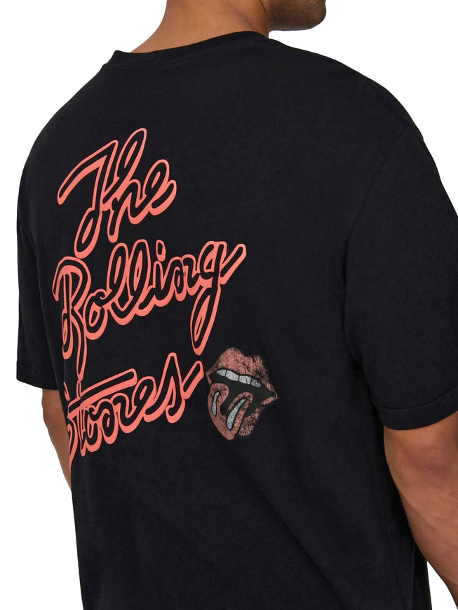 Rolling-Stones-RLX-T-shirt-Black-Model-Close-Up-Back