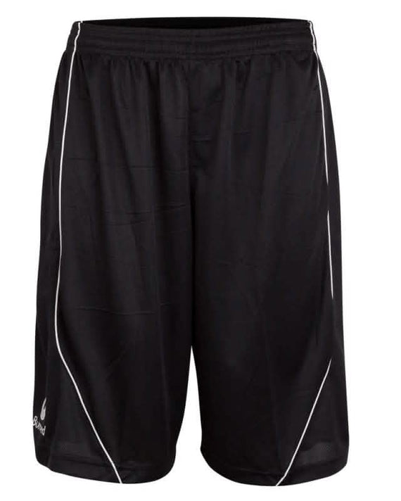 Burned Enkelzijdig Short Zwart