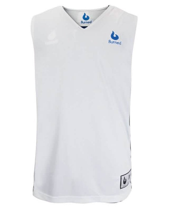 Burned Dubbelzijdig Jersey Blauw Wit