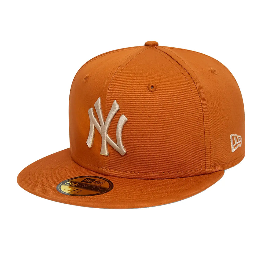 New York Yankees Fitted Cap Camel Beige