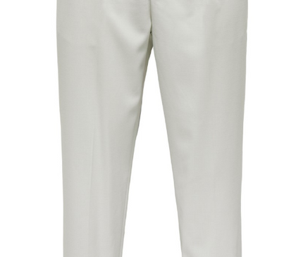 Pale Pleat Loose Pantalon Light gray