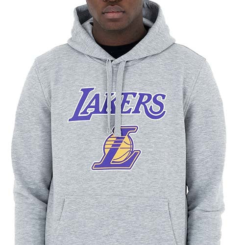 New Era LA Lakers Hoodie Gray