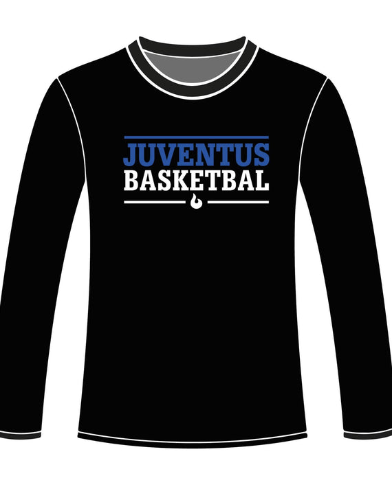 S.B.V. Juventus Longsleeve Tekst Zwart