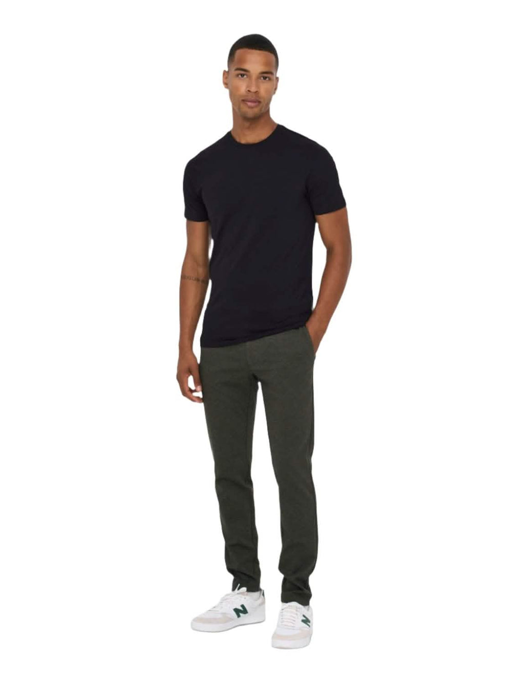 Only & Sons Mark Pantalon Herringbone Print