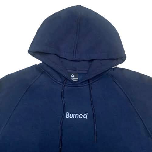 Burned Raglan Hoodie Marine